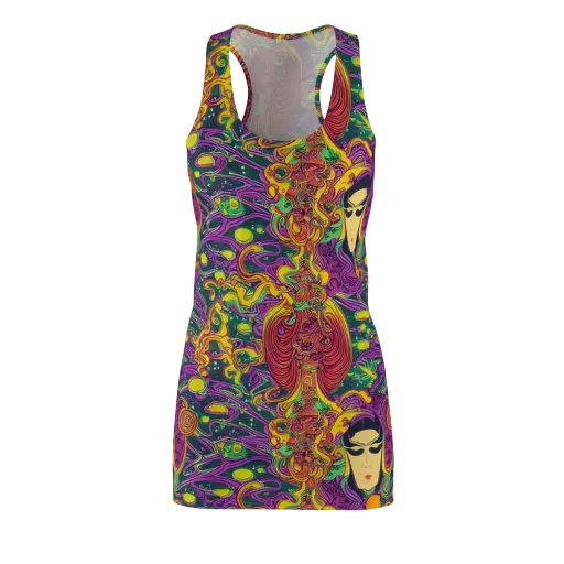 Odyssey in Color on a Racerback Dress