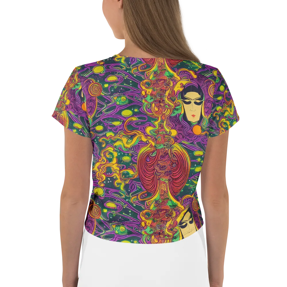 Odyssey in Color on Crop Tee — Back