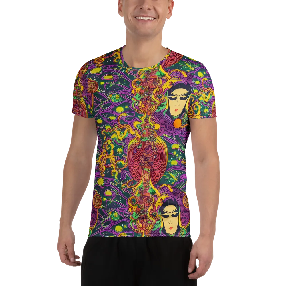 Odyssey in Color on Men's Athletic T-Shirt — Front