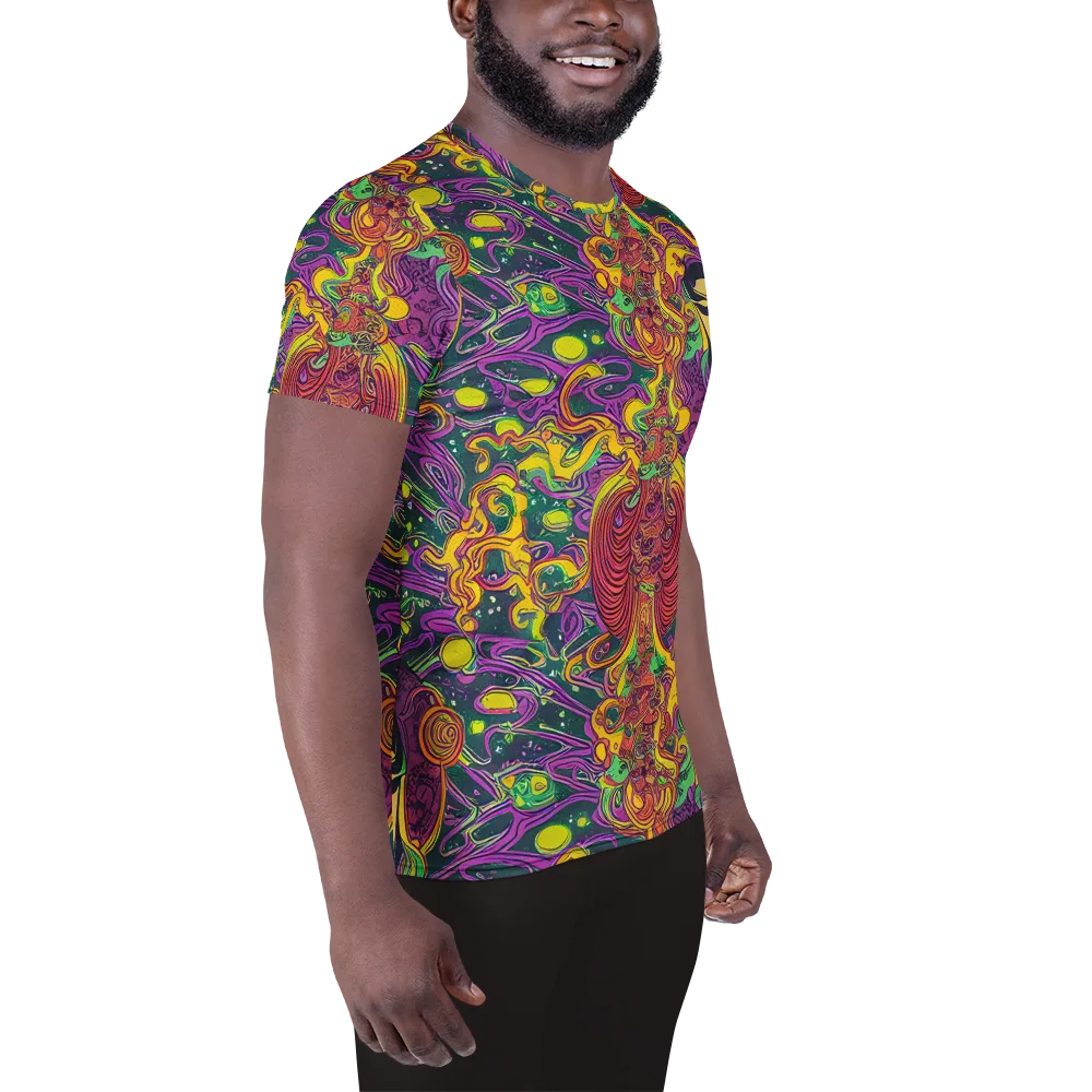 Odyssey in Color on Men's Athletic T-Shirt — Right