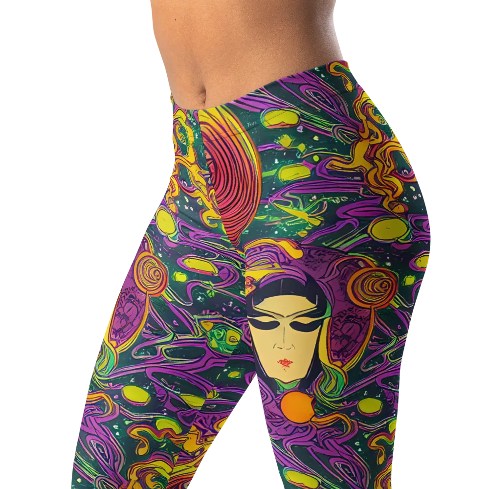 Odyssey in Color on Leggings — Left Front