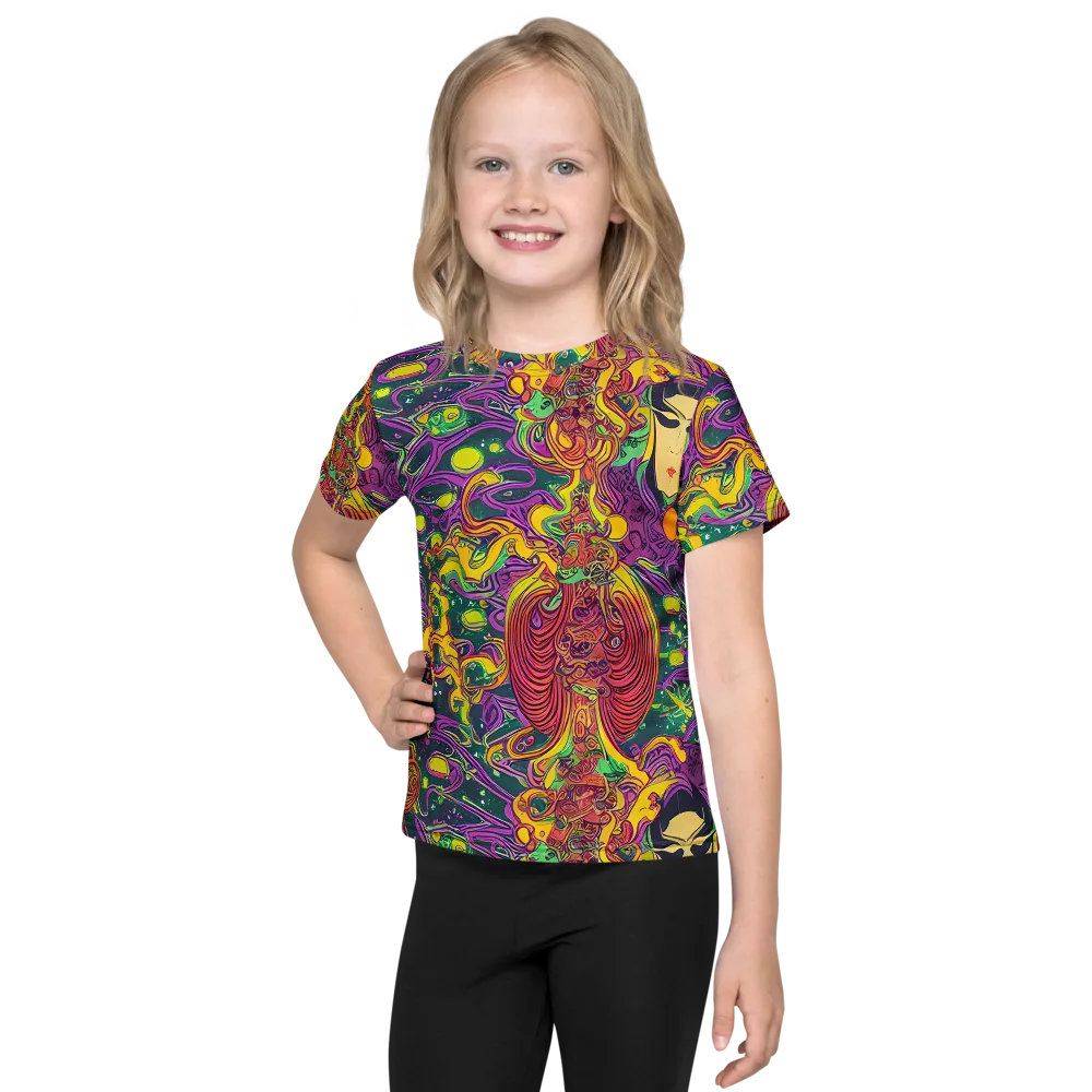Odyssey in Color on Kids Crew Neck T-Shirt — Front
