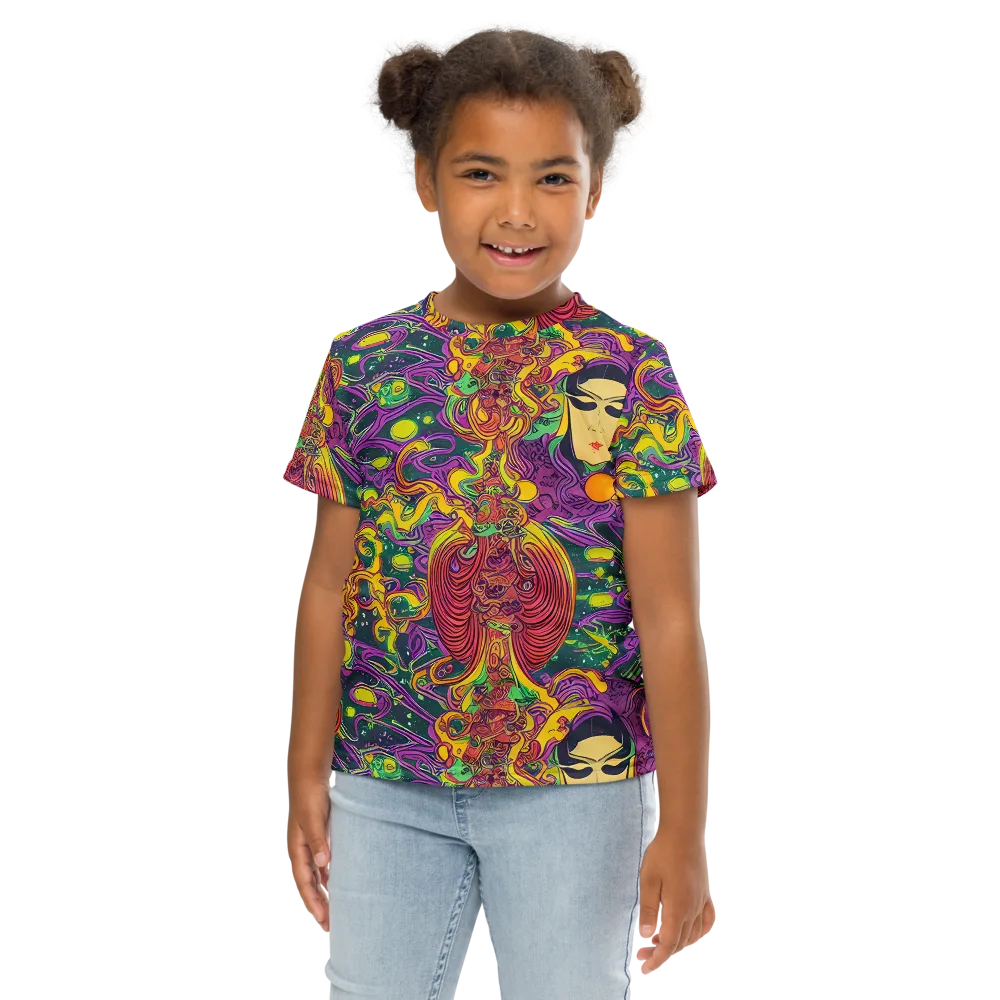 Odyssey in Color on Kids Crew Neck T-Shirt — Front