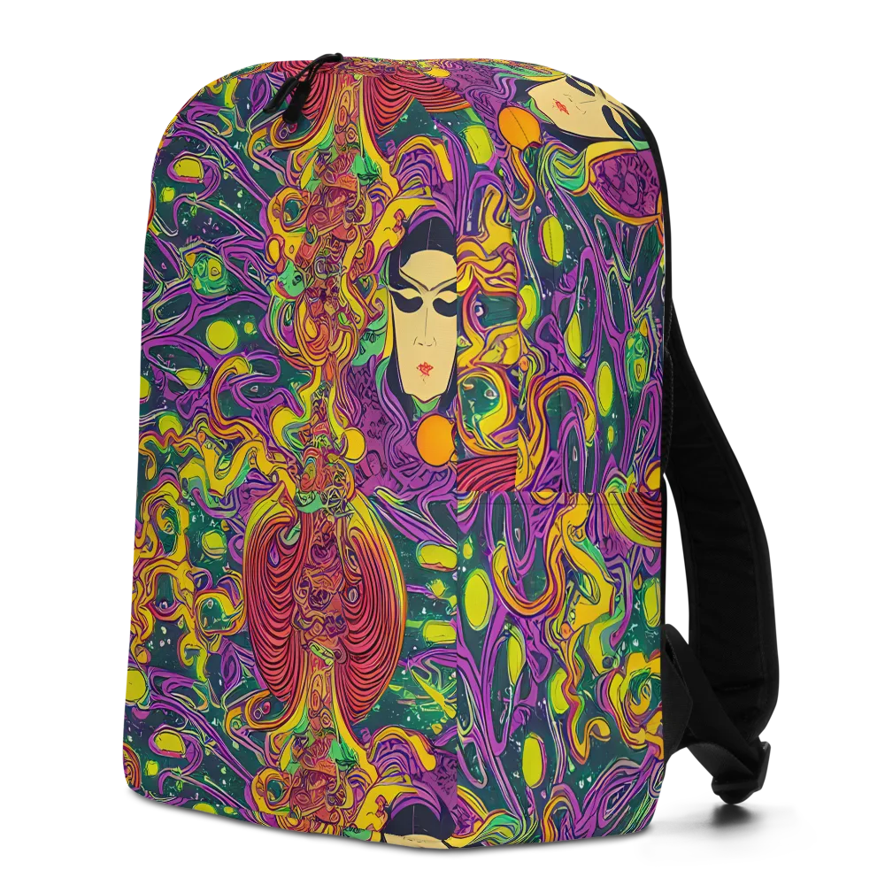 Odyssey in Color on Minimalist Backpack — Left