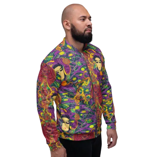 Odyssey in Color on a Bomber Jacket