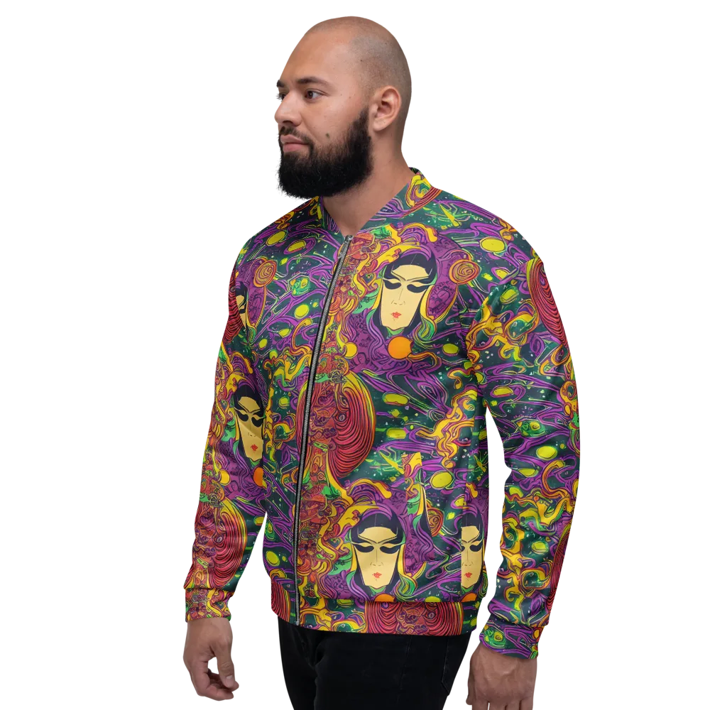 Odyssey in Color on Bomber Jacket — Left