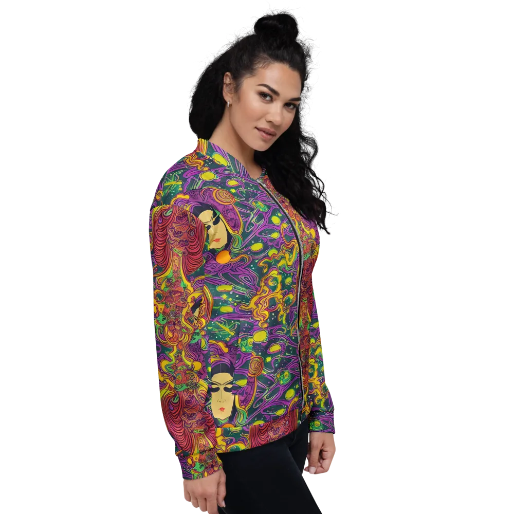 Odyssey in Color on Bomber Jacket — Right