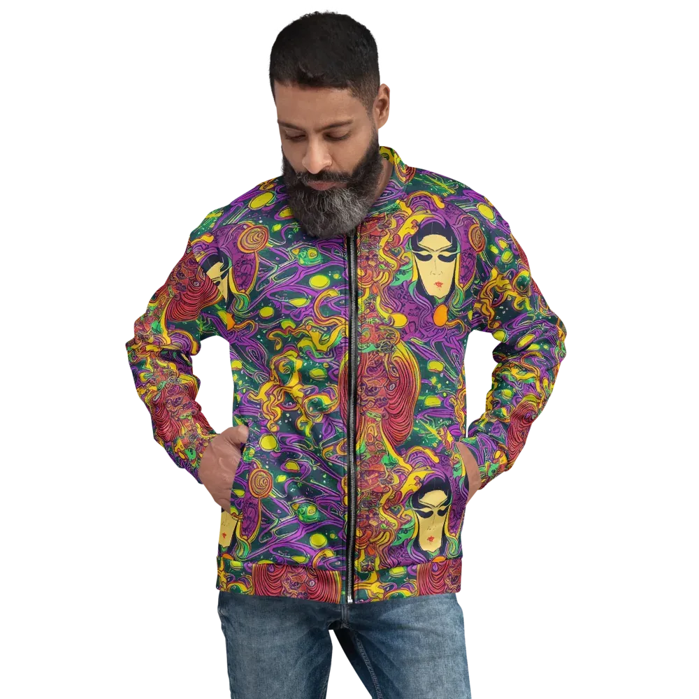 Odyssey in Color on Bomber Jacket — Front
