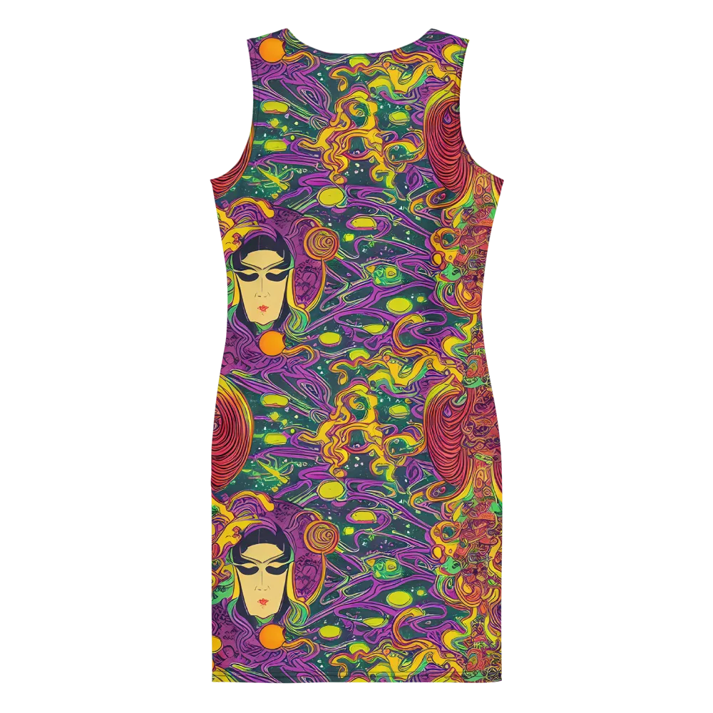 Odyssey in Color on Bodycon Dress — Back