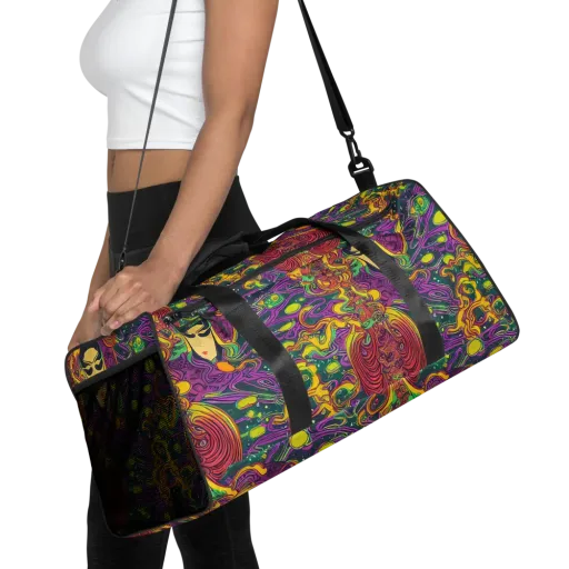 Odyssey in Color on a Duffle Bag