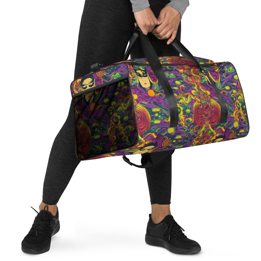 Odyssey in Color on Duffle Bag — Right Front