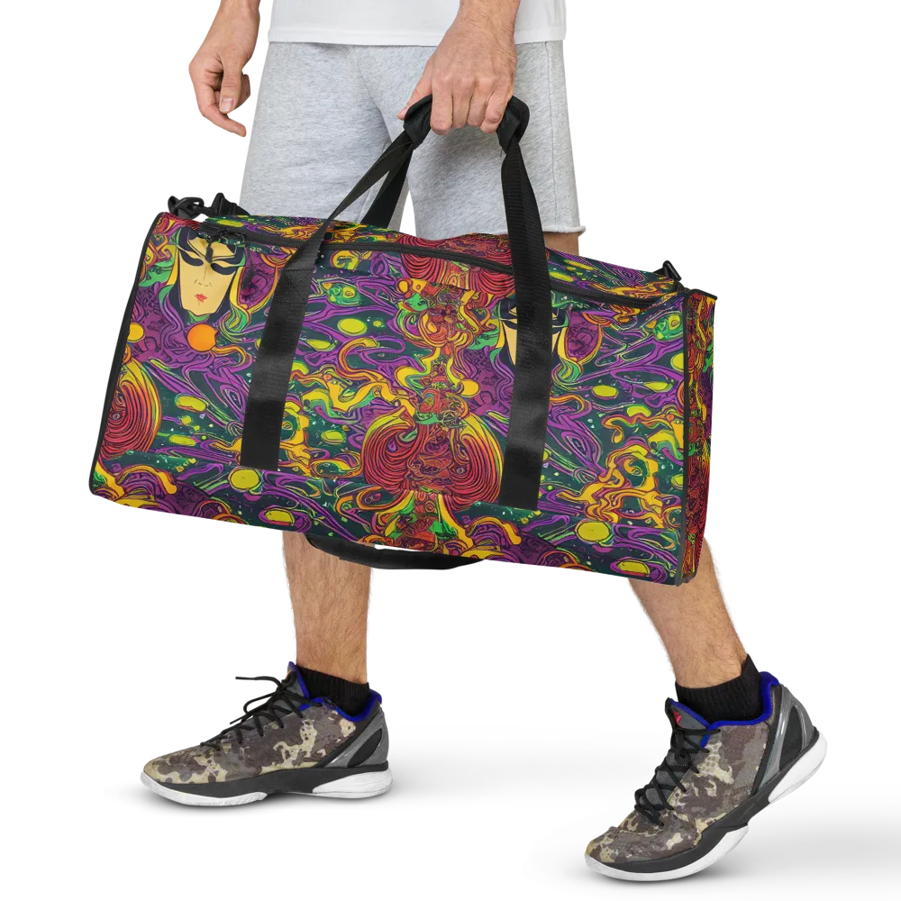 Odyssey in Color on Duffle Bag — Front