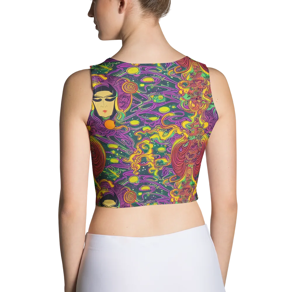 Odyssey in Color on Crop Top — Back