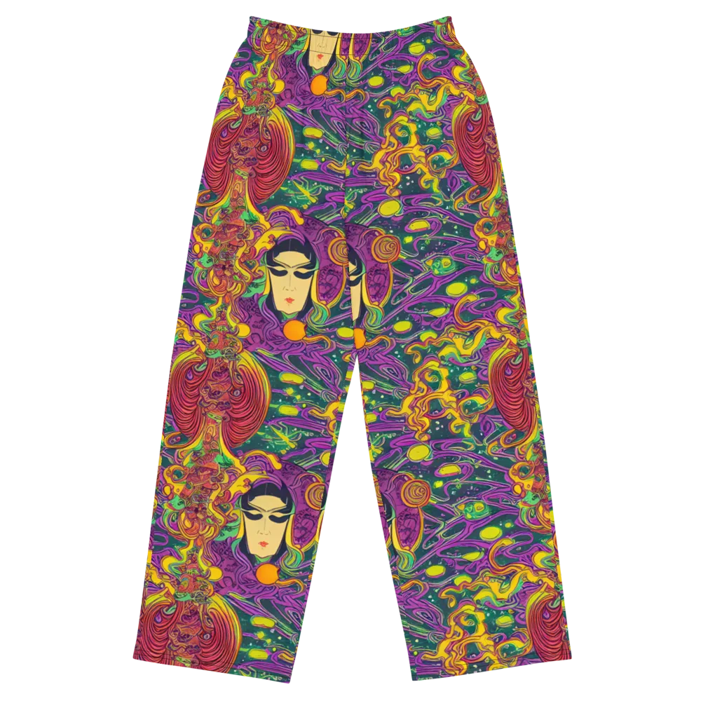 Odyssey in Color on Wide-Leg Pants — Front