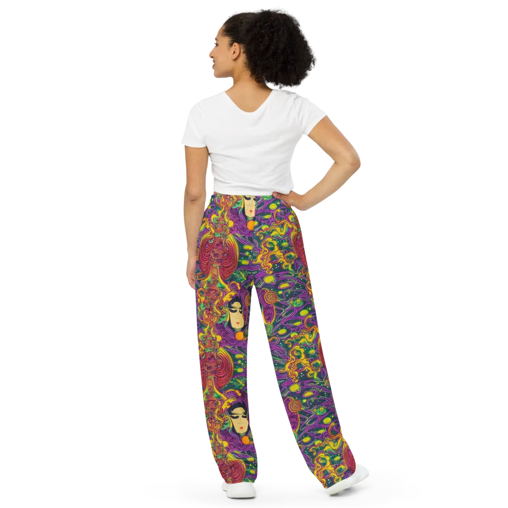 Odyssey in Color on Wide-Leg Pants — Back