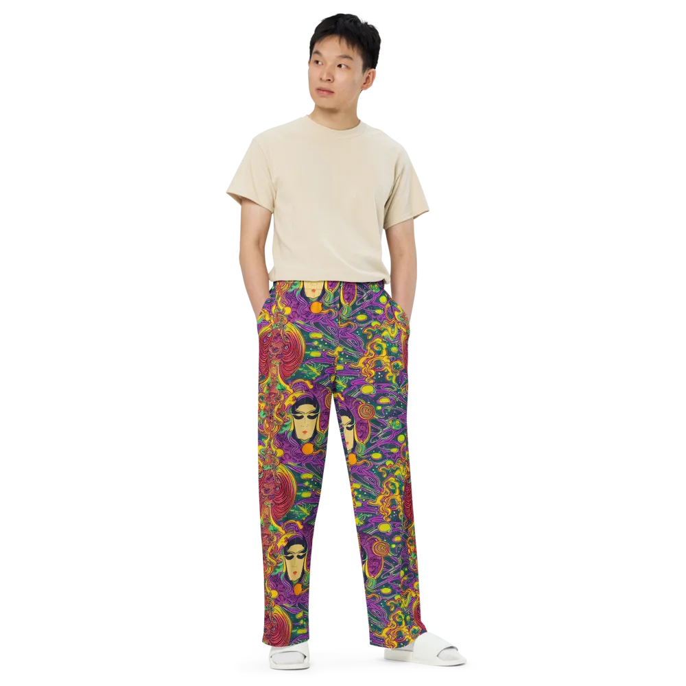 Odyssey in Color on Wide-Leg Pants — Front