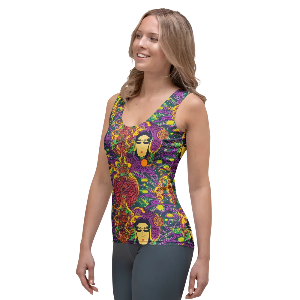 Odyssey in Color on Women's Tank Top — Left Front