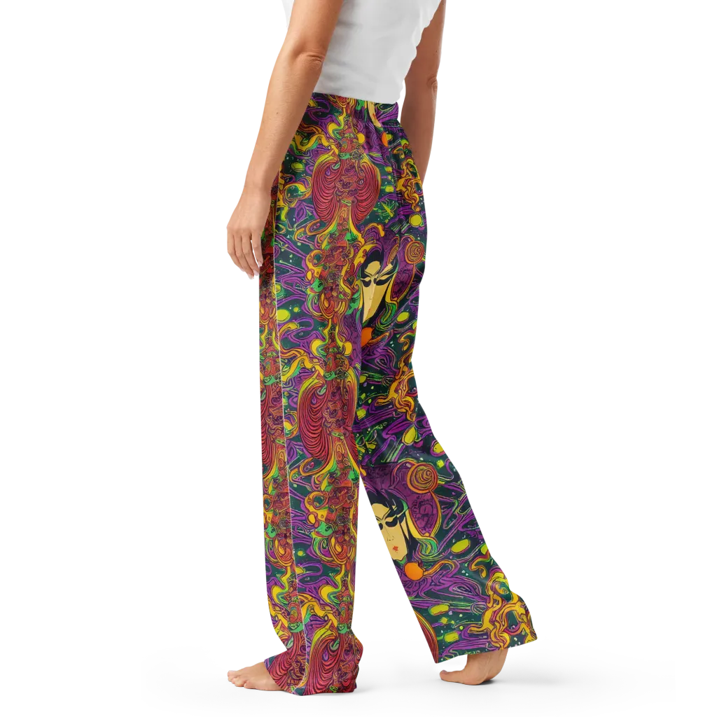 Odyssey in Color on Women's Pajama Pants — Left