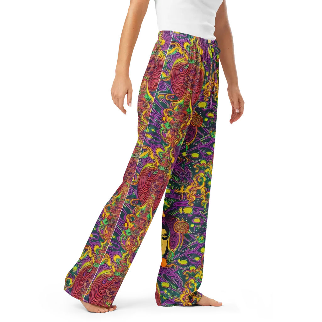 Odyssey in Color on Women's Pajama Pants — Right Front