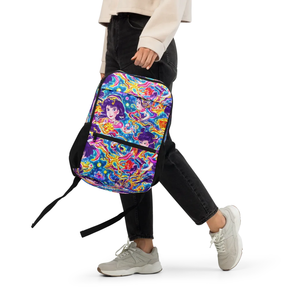 Aquatic Whim on Utility Backpack — Front