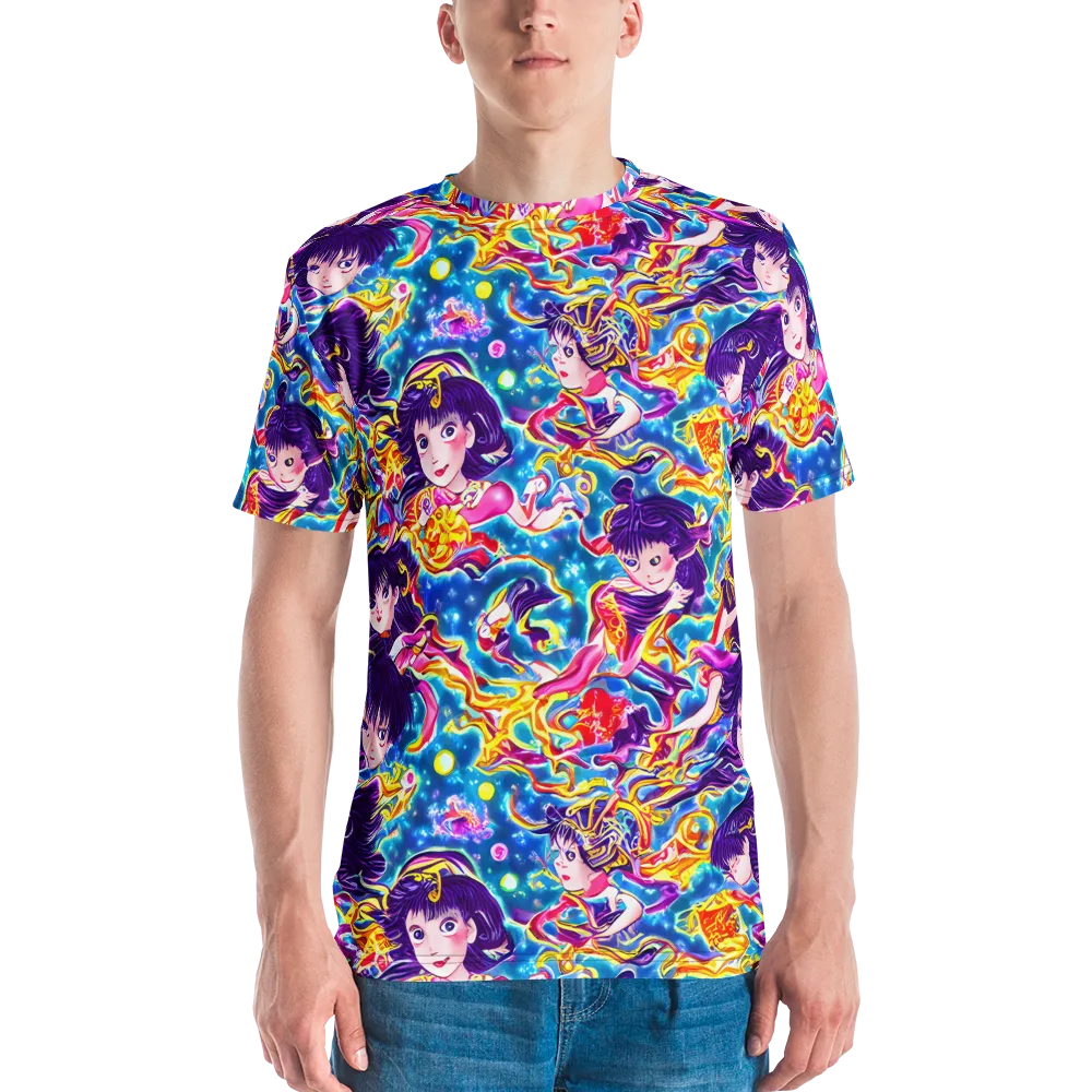 Aquatic Whim on Men's Crew Neck T-Shirt — Front