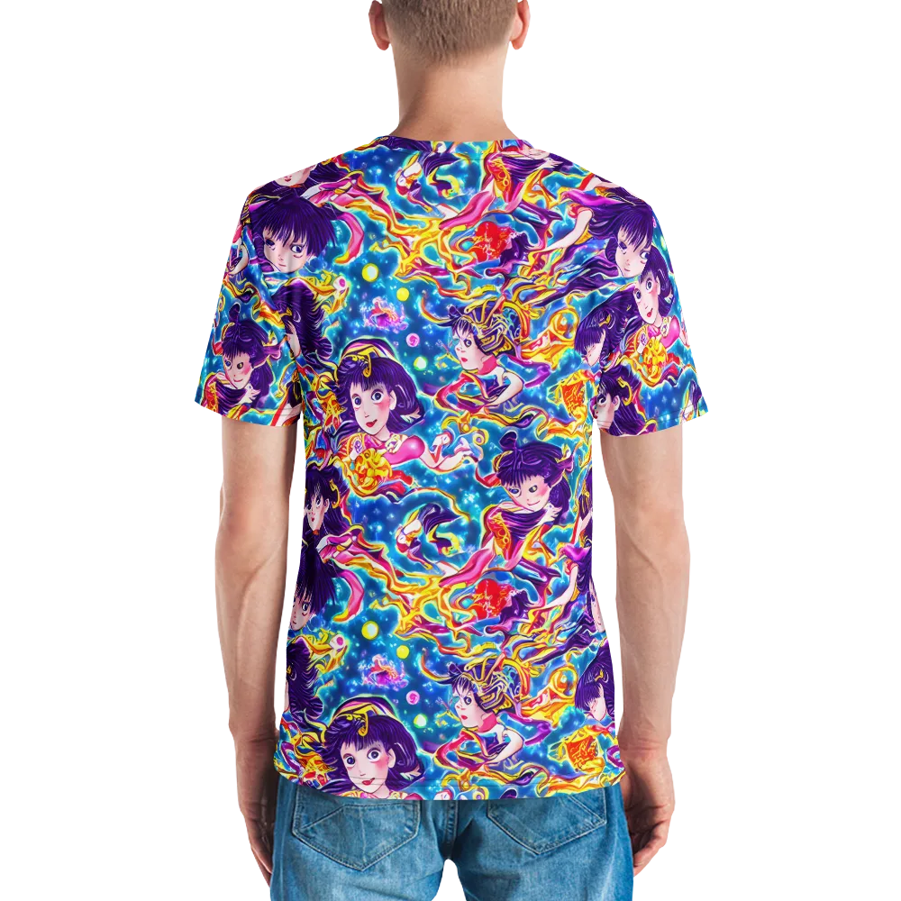 Aquatic Whim on Men's Crew Neck T-Shirt — Back