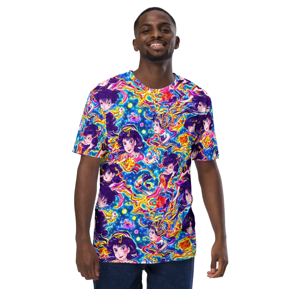 Aquatic Whim on Men's Crew Neck T-Shirt — Front