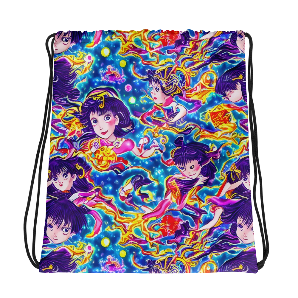 Aquatic Whim on Drawstring Bag — Photo
