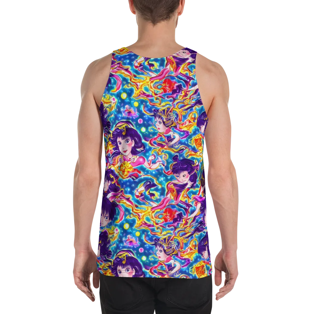 Aquatic Whim on Men's Tank Top — Back