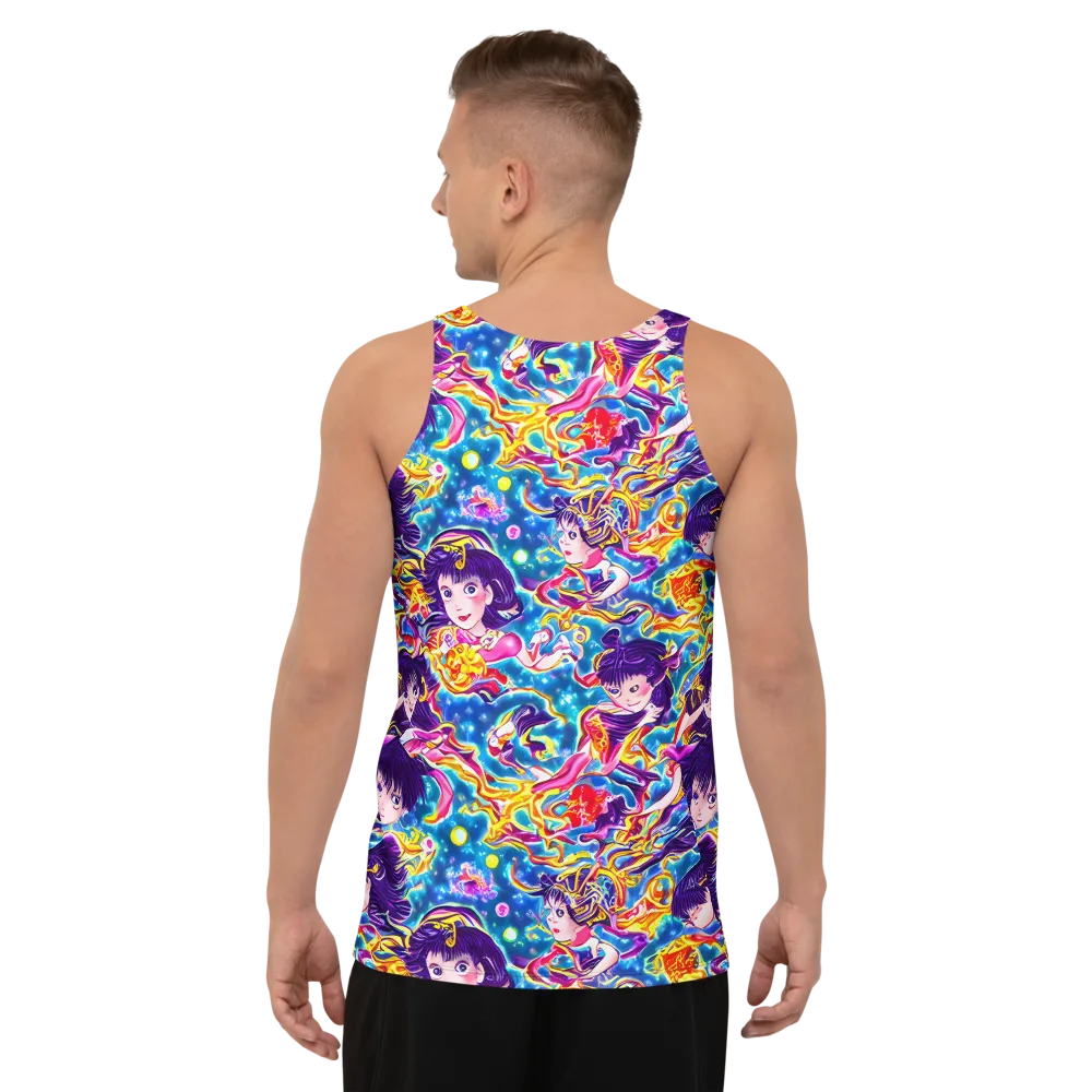 Aquatic Whim on Men's Tank Top — Back