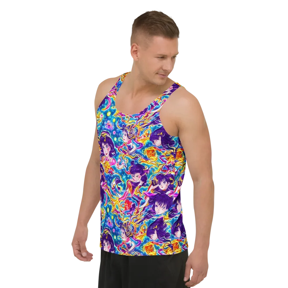 Aquatic Whim on Men's Tank Top — Left Front
