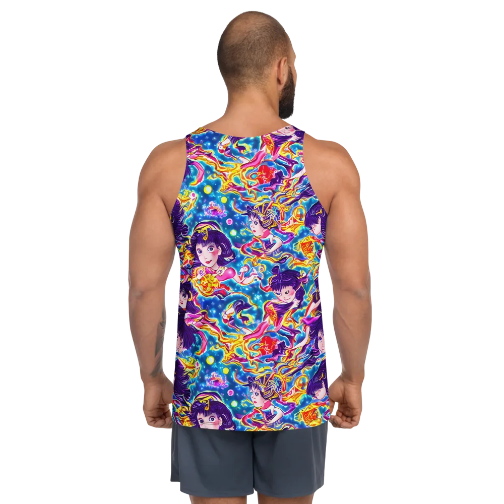 Aquatic Whim on Men's Tank Top — Back