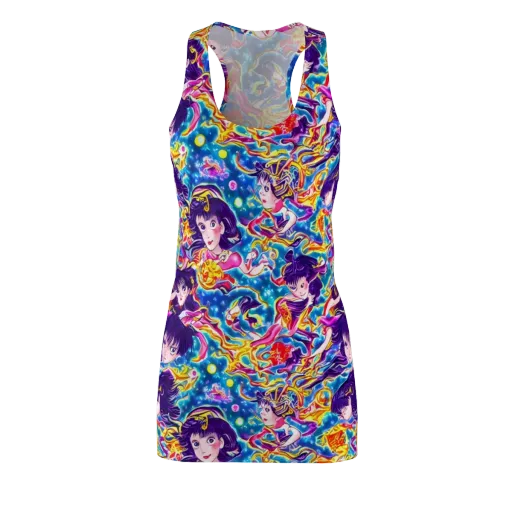 Aquatic Whim on a Racerback Dress