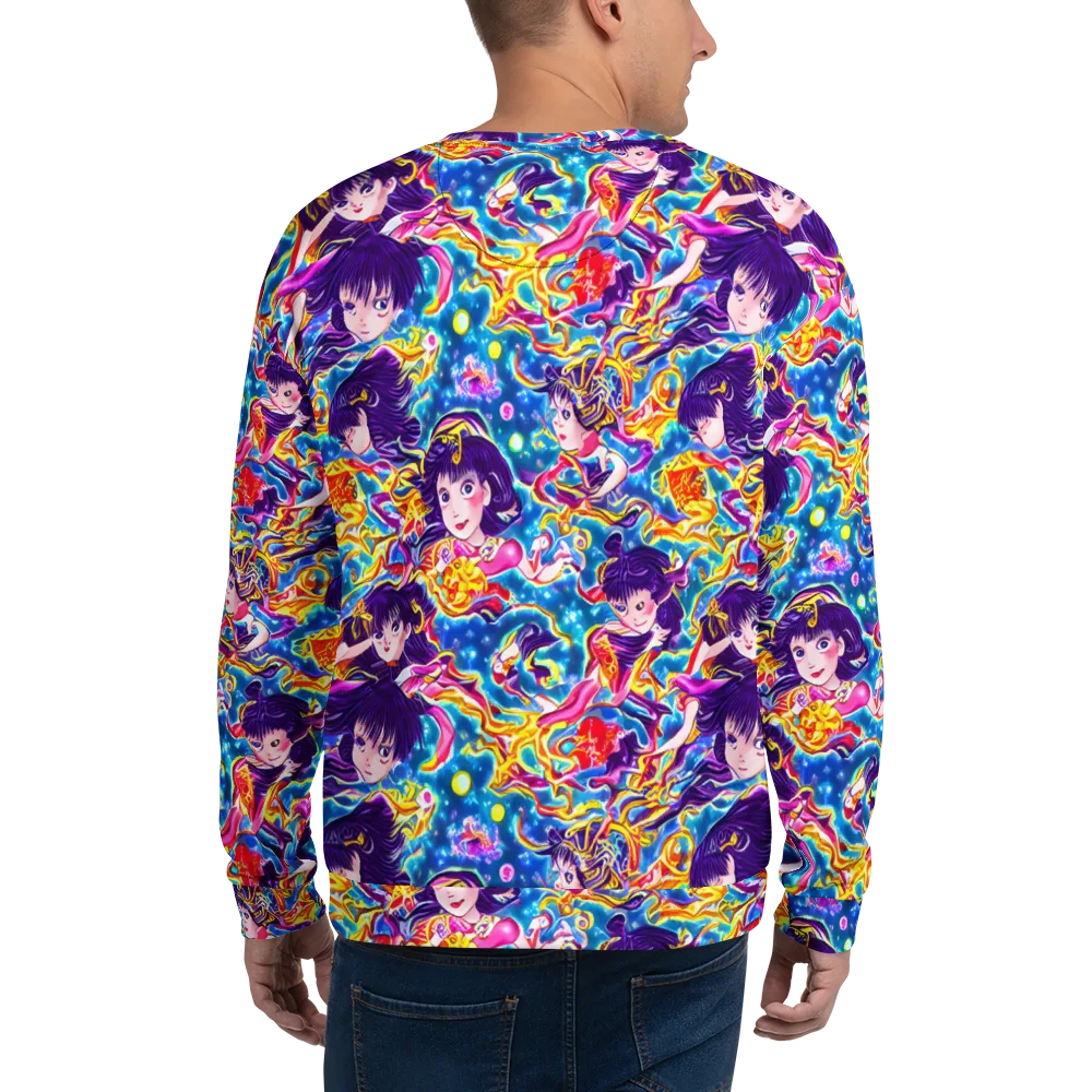 Aquatic Whim on Sweatshirt — Back