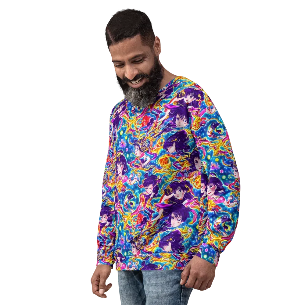 Aquatic Whim on Sweatshirt — Left Front