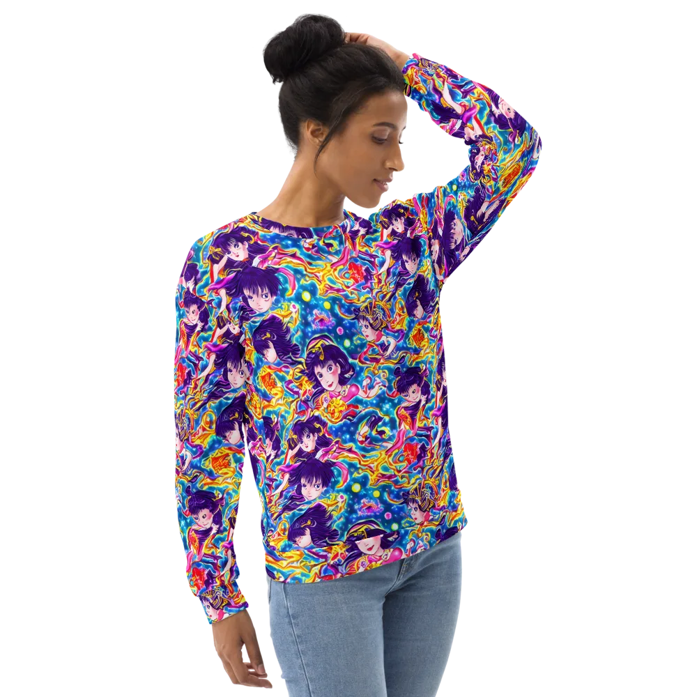 Aquatic Whim on Sweatshirt — Right Front