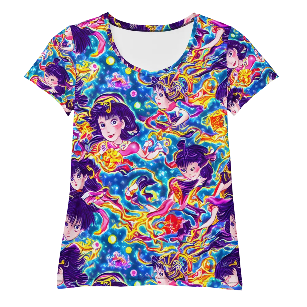 Aquatic Whim on Women's Athletic T-Shirt — Front
