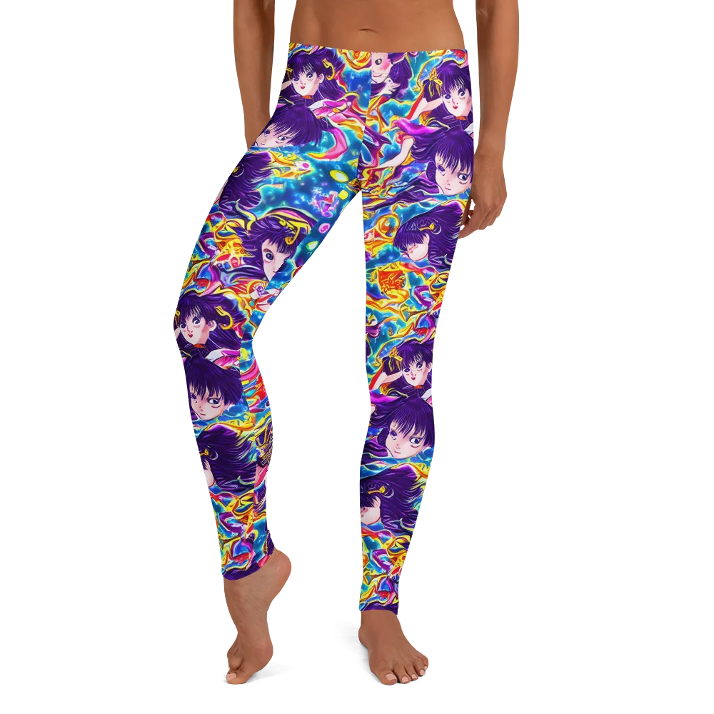 Aquatic Whim on Leggings — Front