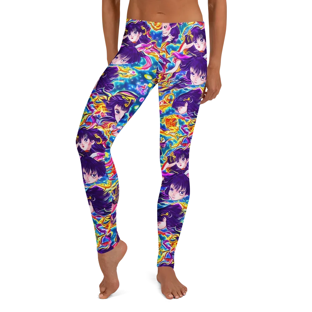 Aquatic Whim on Leggings — Front