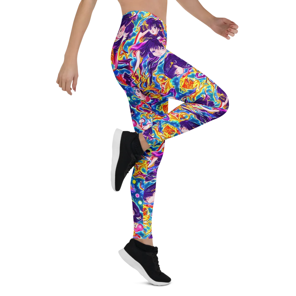 Aquatic Whim on Leggings — Right