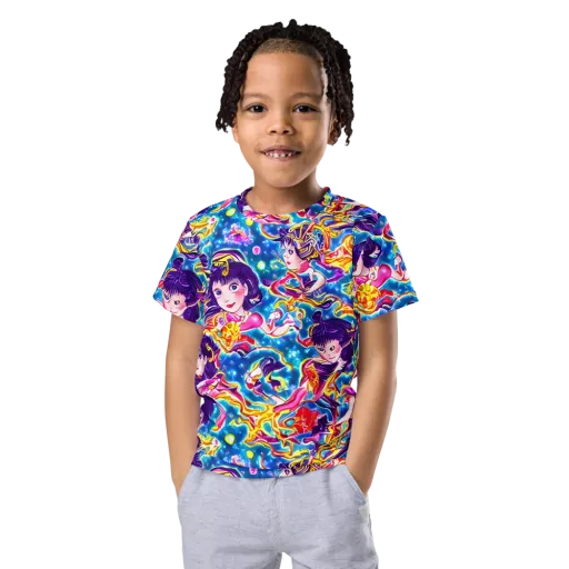Aquatic Whim on a Kids Crew Neck T-Shirt