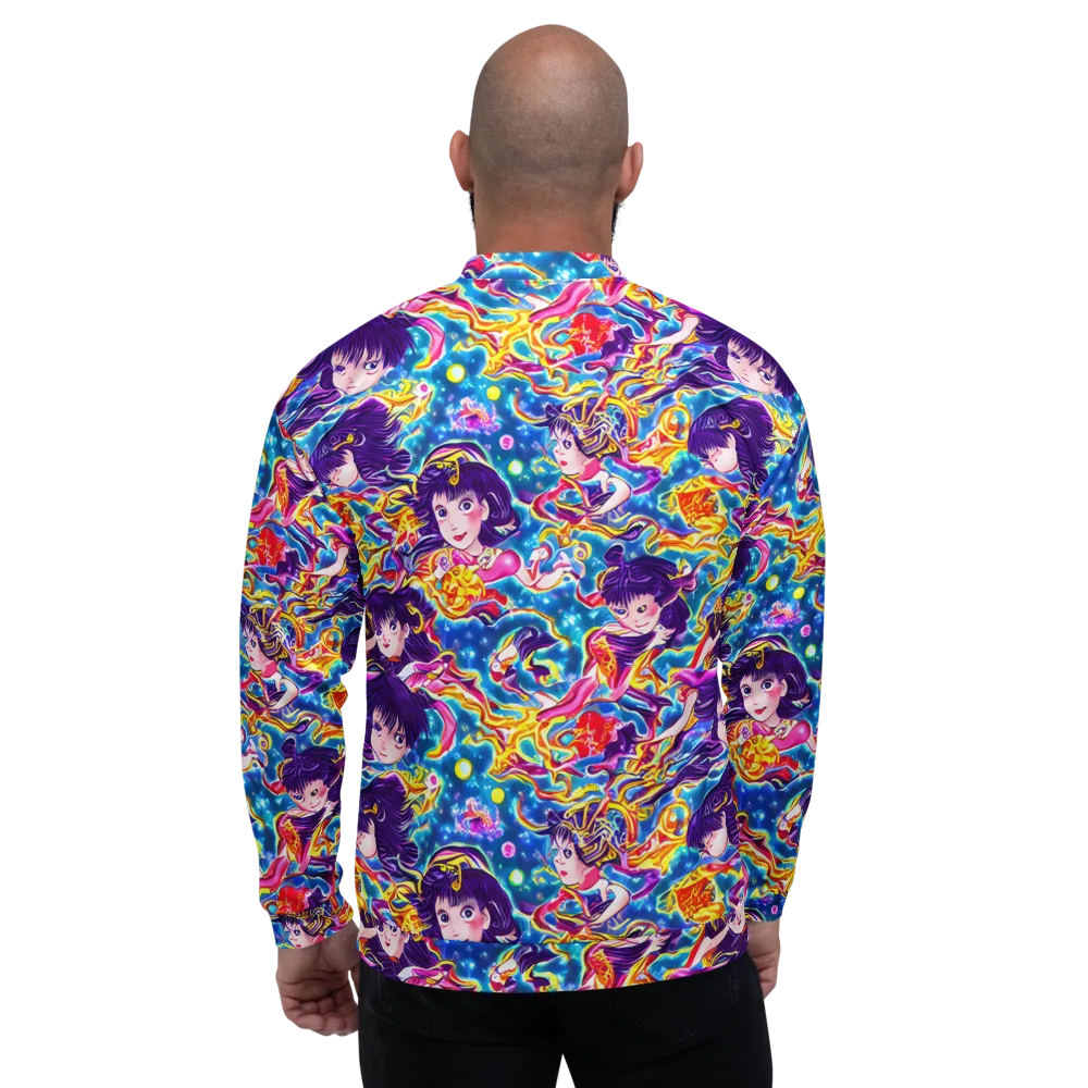 Aquatic Whim on Bomber Jacket — Back
