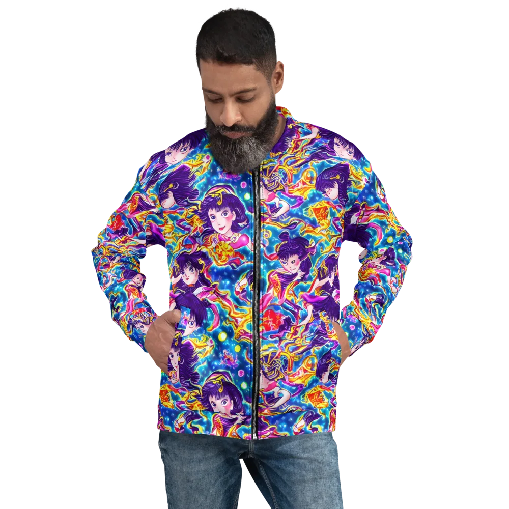 Aquatic Whim on Bomber Jacket — Front