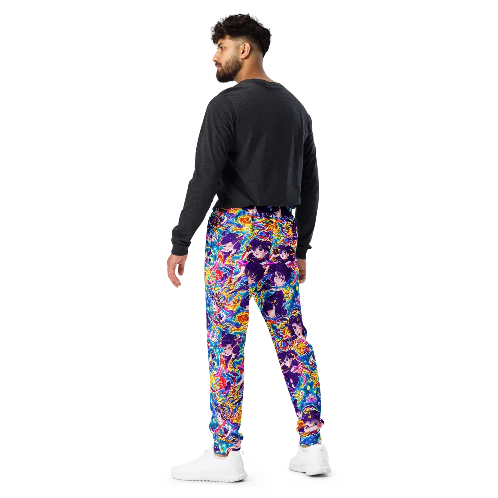 Aquatic Whim on Men's Joggers — Back