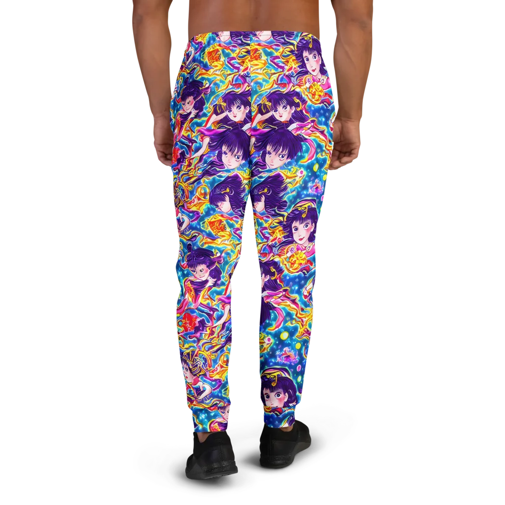 Aquatic Whim on Men's Joggers — Back