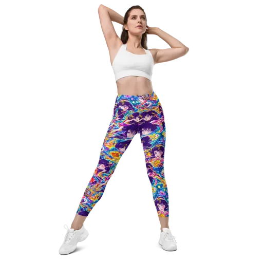 Aquatic Whim on a Leggings with Pockets