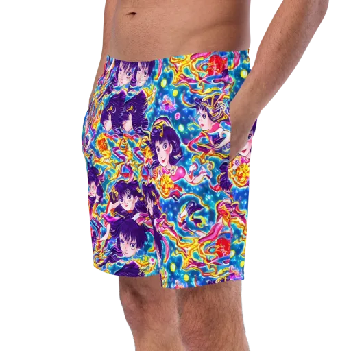 Aquatic Whim on a Swim Trunks