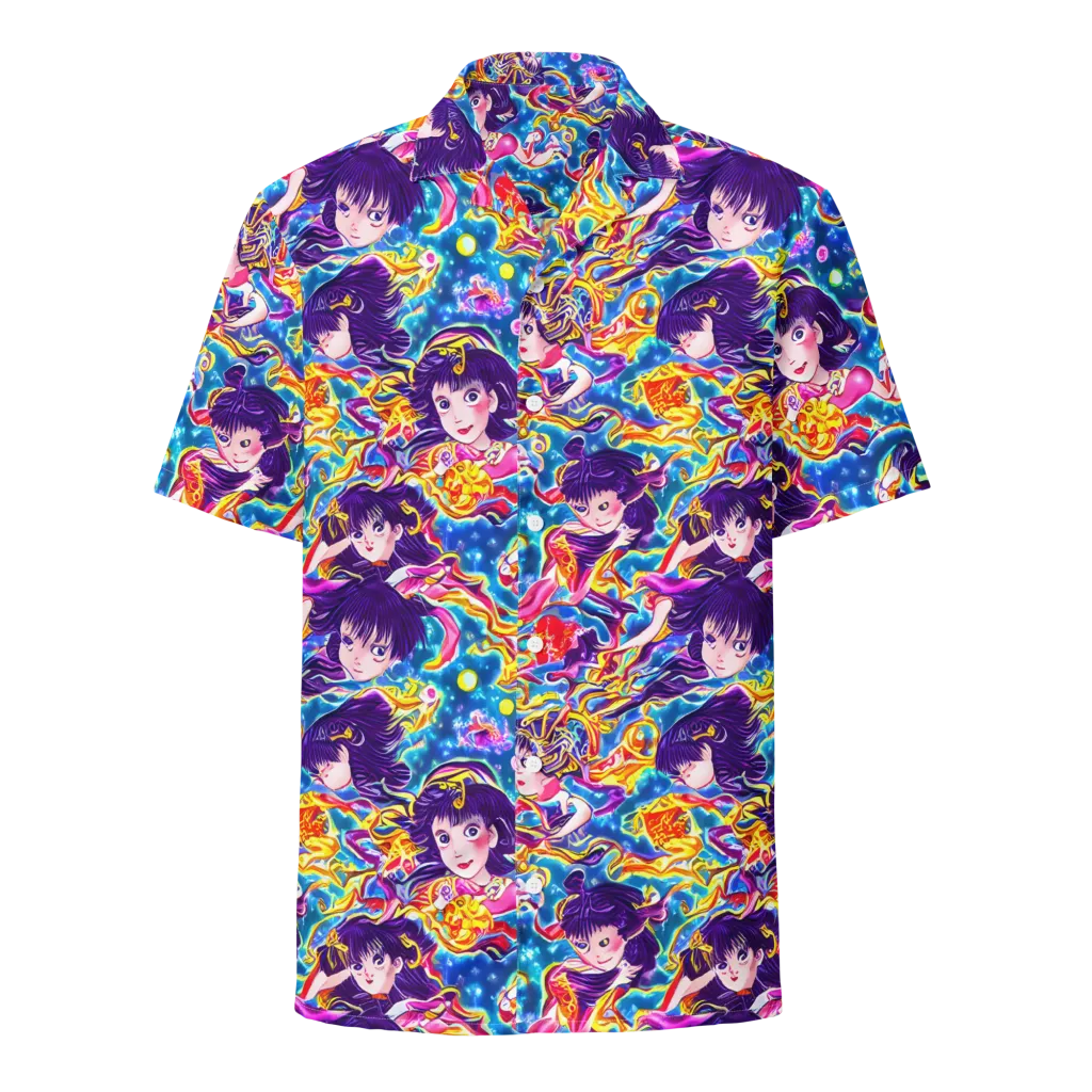 Aquatic Whim on Button Shirt — Front