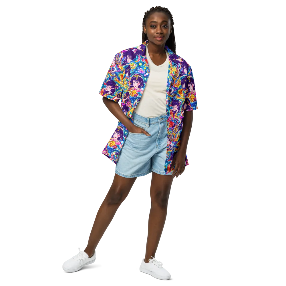Aquatic Whim on Button Shirt — Front