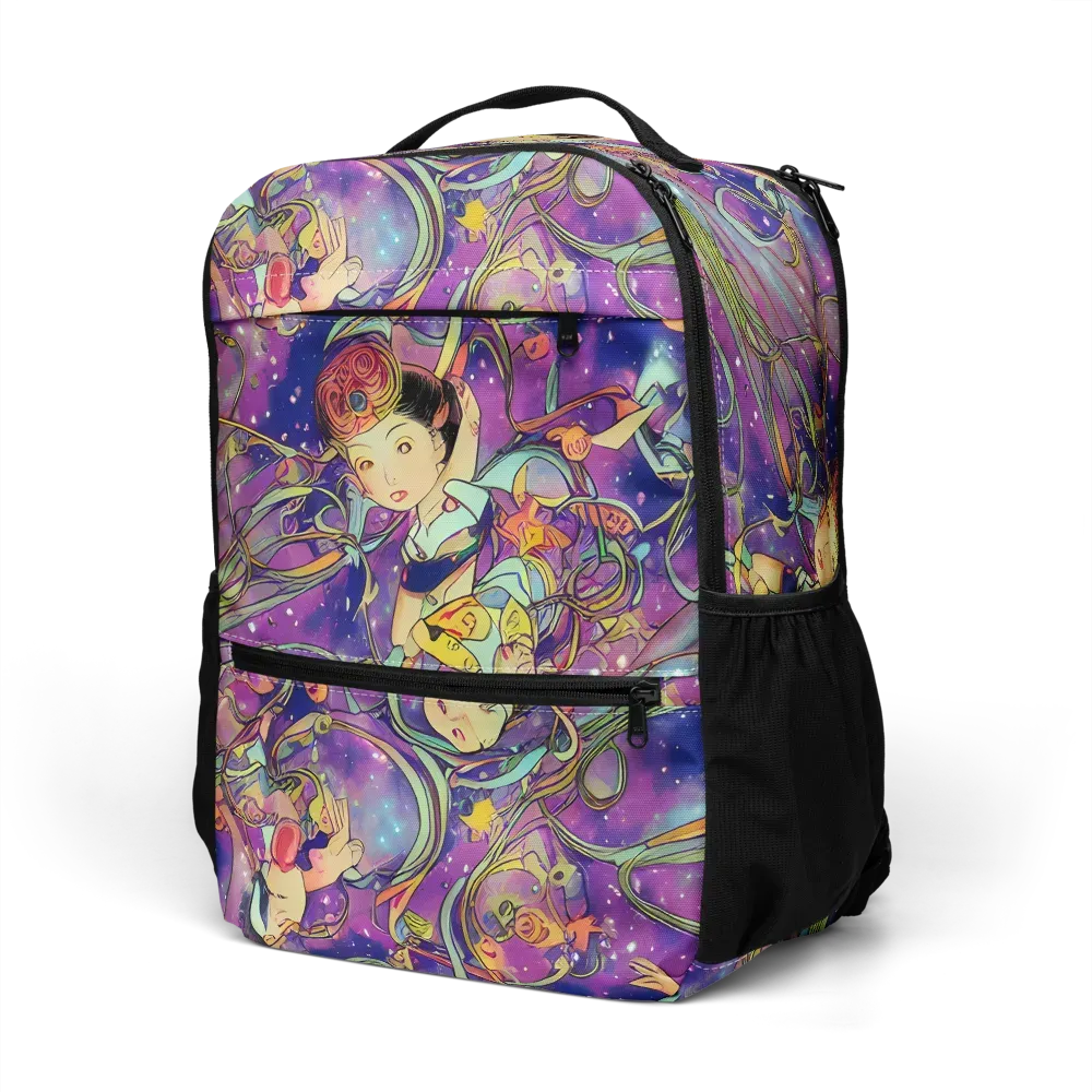 Spiral of Stardust on Utility Backpack — Left Front